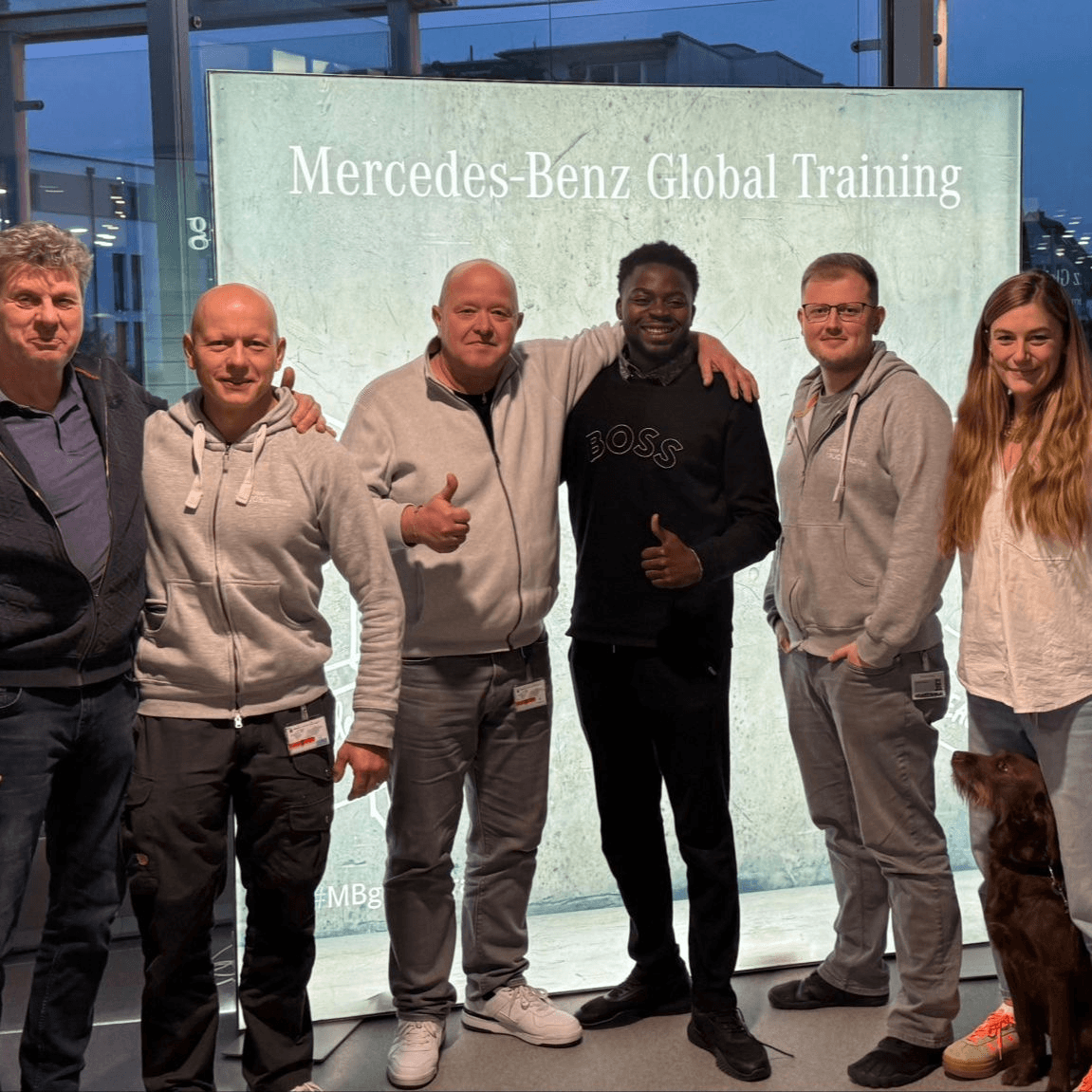 Training session with participants