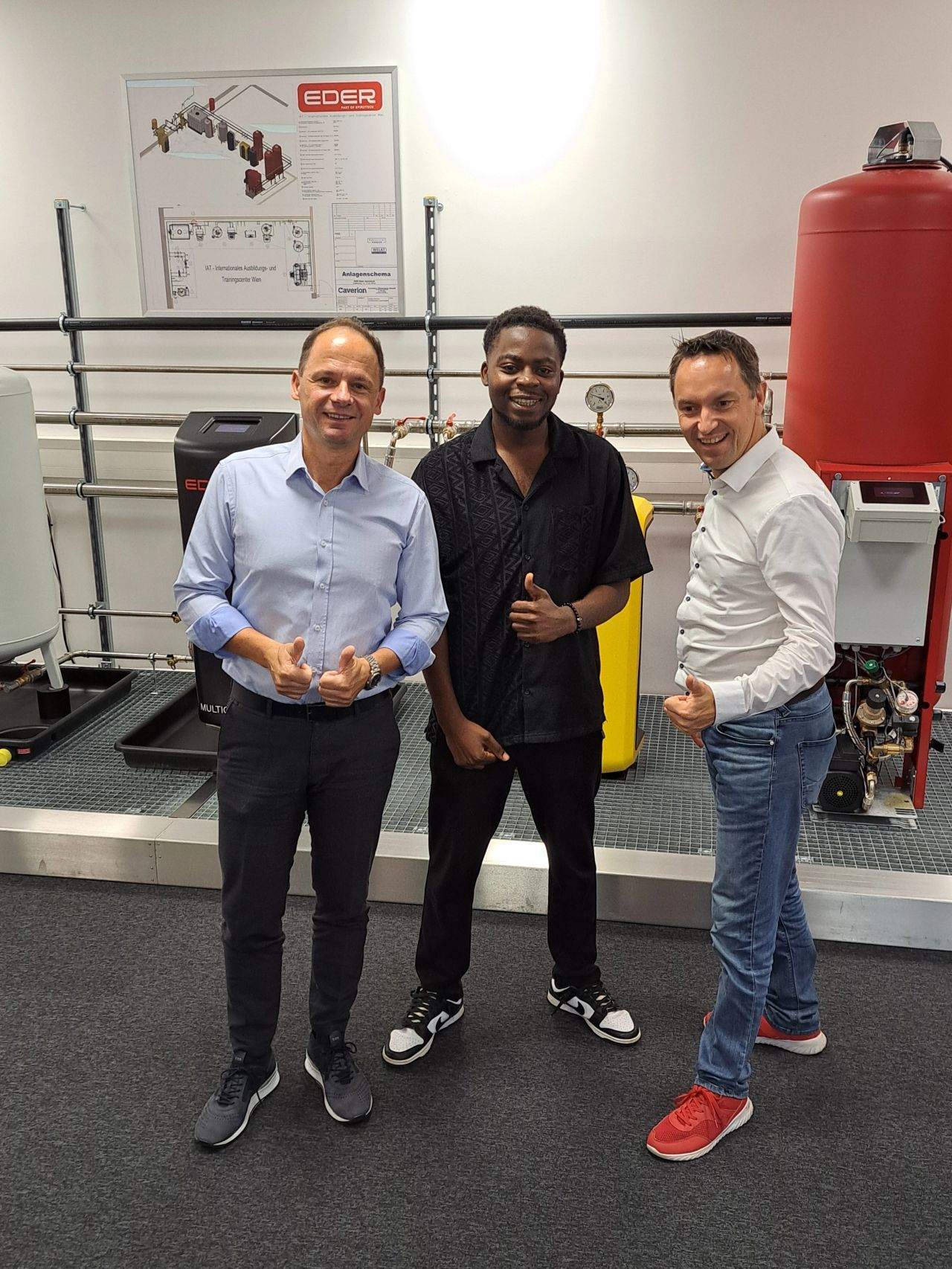 Nextise AI training on site at a customer